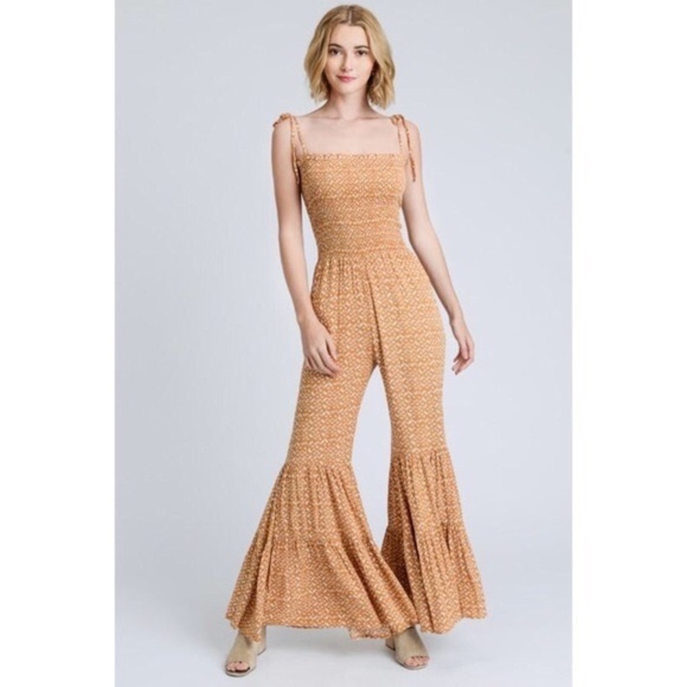 Storia Flared Leg Bohemian Jumpsuit